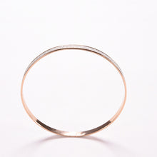 Cuff Bling Lady Gift Bracelets Bangles Trendy Women's Charm Double circle matte Bangle Wristb  Bracelet EF8