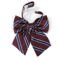 Cute Crown Collar Flower Adjustable Bow Tie Students Plaid Japanese Uniform Bow Tie Women's Butterflies Neck Tie Cravat EF8