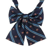 Cute Crown Collar Flower Adjustable Bow Tie Students Plaid Japanese Uniform Bow Tie Women's Butterflies Neck Tie Cravat EF8