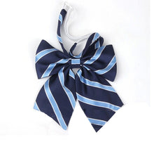 Cute Crown Collar Flower Adjustable Bow Tie Students Plaid Japanese Uniform Bow Tie Women's Butterflies Neck Tie Cravat EF8