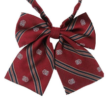 Cute Crown Collar Flower Adjustable Bow Tie Students Plaid Japanese Uniform Bow Tie Women's Butterflies Neck Tie Cravat EF8