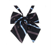 Cute Crown Collar Flower Adjustable Bow Tie Students Plaid Japanese Uniform Bow Tie Women's Butterflies Neck Tie Cravat EF8