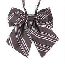 Cute Crown Collar Flower Adjustable Bow Tie Students Plaid Japanese Uniform Bow Tie Women's Butterflies Neck Tie Cravat EF8