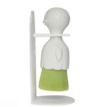 Cute Green Seaweed Fiber Hair Brush Facial Cleanser Face Cleaning Brush Deep Cleansing Gentle Massage Soft Skin Care Tool EF8