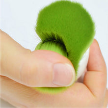 Cute Green Seaweed Fiber Hair Brush Facial Cleanser Face Cleaning Brush Deep Cleansing Gentle Massage Soft Skin Care Tool EF8