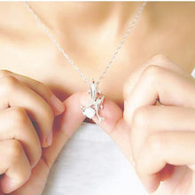 Cute Silver Plated Double Dolphin Rhinestone Short Chain Pendant Necklace Women Jewelry EF8