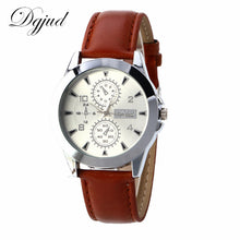 Chronograph 6 Hands 24 Hours Function Men Sport Watch Lether Luxury Watch Men Top Military Watch Relogio Masculino EF8