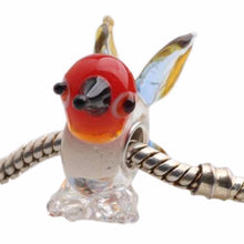 DIY Jewelry Glass Bead Animals Bird Charm Sterling Silver Core For Bracelet Charms Fit Women Bracelets   Bangles EF8