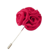 Daisy H made Boutonniere Stick Brooch PinWedding Bridegroom Lapel Pin Rose Men's Suits Flower Brooches EF8