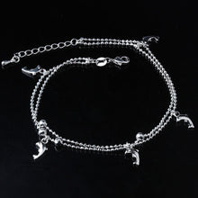 Dolphin Chain Anklet Bracelet S al Beach Foot Jewelry For Women Girl EF8
