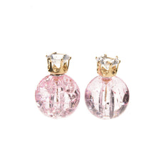 Double Side Ball Crystal Pearl Pattern Stud Earrings For Women Brincos 8 Colors Women Earring Jewelry EF8