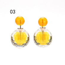 Double Side Ball Earring For Women 12 Colors Brincos Women Stud Earrings Jewelry s EF8