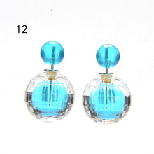 Double Side Ball Earring For Women 12 Colors Brincos Women Stud Earrings Jewelry s EF8