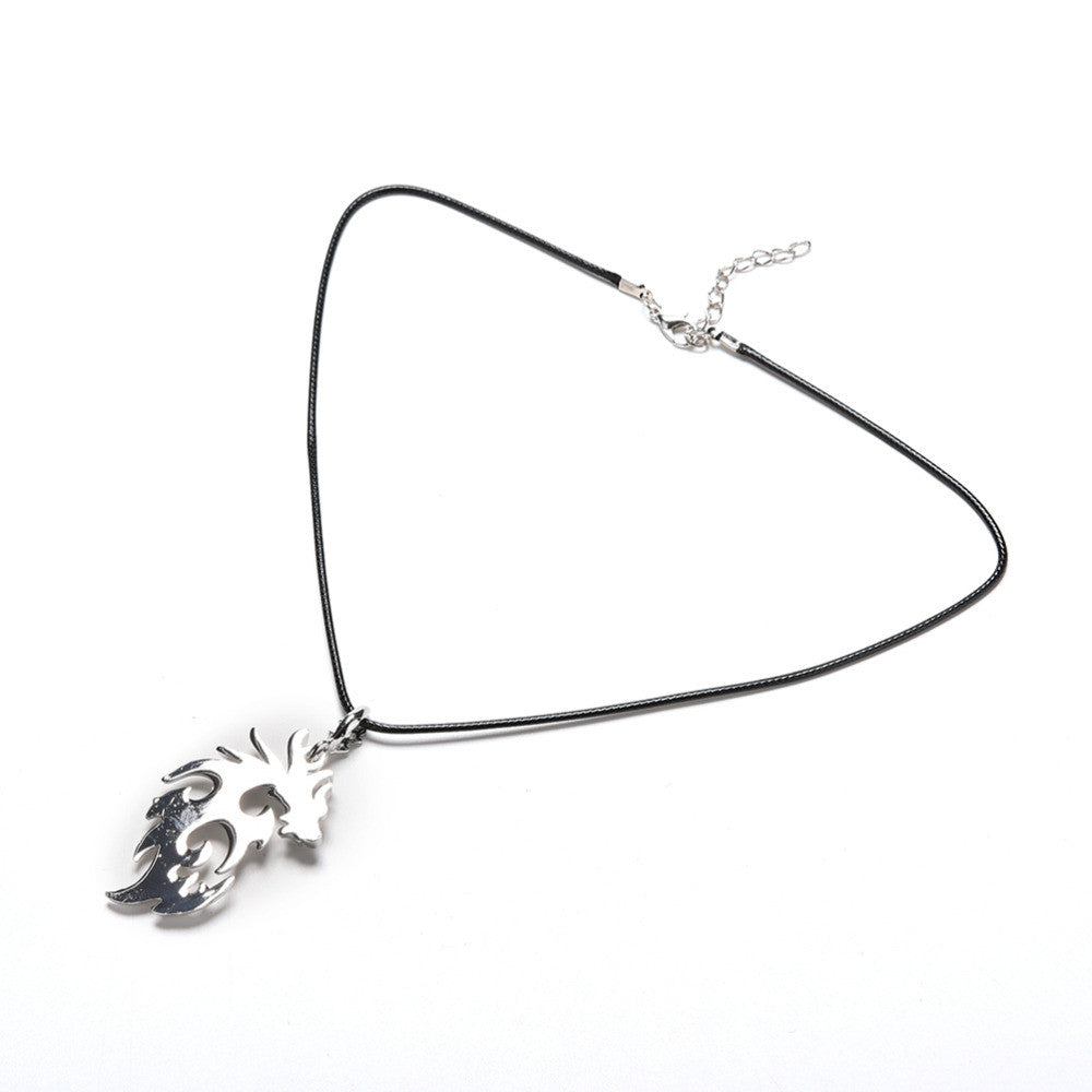 Dragon Shape Necklace Necklaces   Pendants For Men Accessories S Silver Jewelry EF8