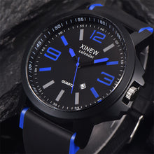 Durable XItop mens watches Fashion Men's Stainless Steel Luxury Sport Date Analog Quartz Wrist Watch Relogio Masculino EF8