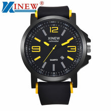 Durable XItop mens watches Fashion Men's Stainless Steel Luxury Sport Date Analog Quartz Wrist Watch Relogio Masculino EF8