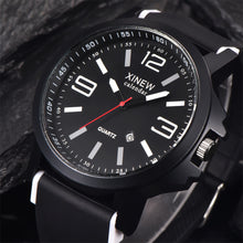 Durable XItop mens watches Fashion Men's Stainless Steel Luxury Sport Date Analog Quartz Wrist Watch Relogio Masculino EF8
