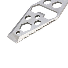 EDC Multifunction Bottle Opener Wrench Screwdriver Saw Blade Ruler Key Chain Outdoor Survival Hiking Portable Pocket Multi Tool EF8