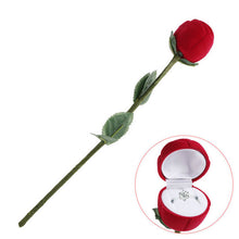 Earrings Storage Display Holder Jewelry Gift Box For Earrings Rings s 3D Red Rose Jewelry Box Wedding Ring Gift Case EF8