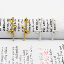 Elegant Bird Tree Branch Shaped Alloy Woman Earrings Gold Sliver Plated Jewelry Accessories EF8