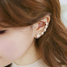 Elegant Simulated Pearl Ear Cuff Piercing Clip Fine Jewelry For Women Ear Cuff Wrap Earrings  EF8
