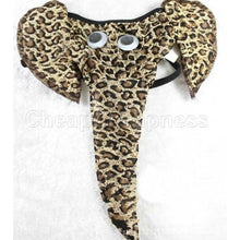 Elephant Thong Men G-String Thong Novelty Sexy Leopard Black Red Penis Pouch Underwear EF8