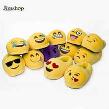 Emoji Slippers Cartoon Sweet Warm Plush Slipper Expression Men Women Slippers //House Shoes 15 Styles EF8