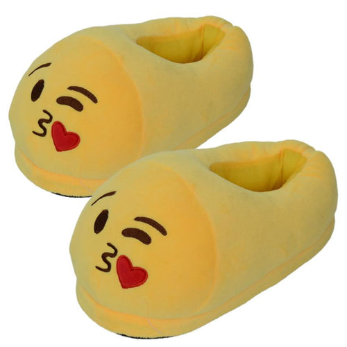 Emoji Slippers Cartoon Sweet Warm Plush Slipper Expression Men Women Slippers //House Shoes 15 Styles EF8