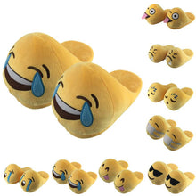 Emoji Slippers Cartoon Sweet Warm Plush Slipper Expression Women Men Slippers //House Shoes 10 Styles EF8
