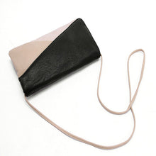 European and American Women Handbag Fashion Patchwork Lady Clutches Panelled PU Leather Solid Shoulder Bags Envelope EF8