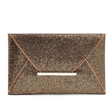 Charming Women Evening Party Bags Gold Sequins Bag Purse Clutch Handbags Envelope Pattern Shiny Purse Bolsas EF8