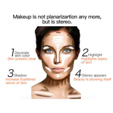 FEIYISUOSHI 6 Colors Contour Palette Powder Professional Face Concealer Primer Bronzer Highlighter Contouring Makeup Base Tool EF8