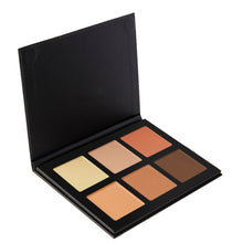 FEIYISUOSHI 6 Colors Contour Palette Powder Professional Face Concealer Primer Bronzer Highlighter Contouring Makeup Base Tool EF8