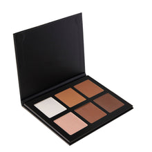 FEIYISUOSHI 6 Colors Contour Palette Powder Professional Face Concealer Primer Bronzer Highlighter Contouring Makeup Base Tool EF8