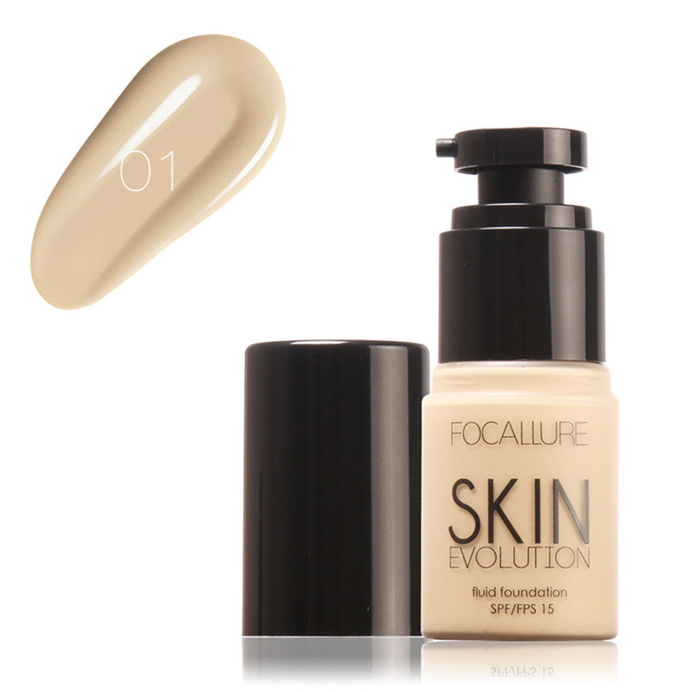 Face Foundation Makeup Base Liquid Concealer Moisturizer Oil-control Whitening Waterproof Professional Cosmetics EF8