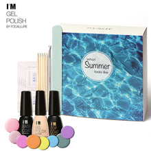 I'M Nail Polish Set Soak-Off Long Lasting Nail Gel Kit For Girls Candy Color Nail Beauty Art Polish Kit EF8