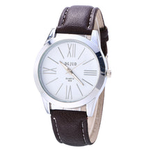 Fabulous Luxury Fashion DJGUD Stainless Steel Leather Men's Military Sport Analog Quartz Men Women Wrist Watch montre homme EF8