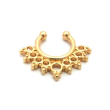 Fake Septum Clicker Non Piercing Hanger Clip On Jewelry Piercing Jewelry s Pierced Round Nose Hoop Nose Rings EF8