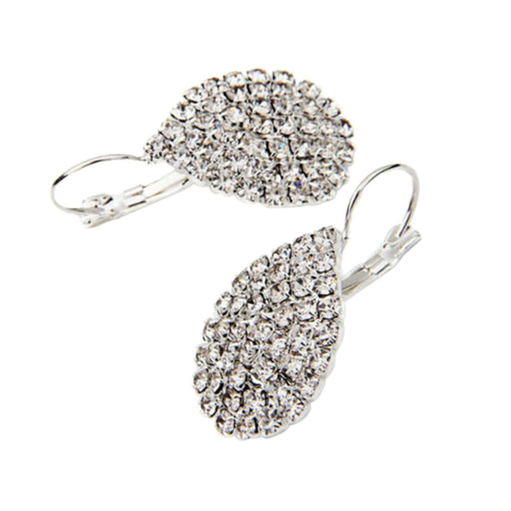 Ear Hook Crystal White Tears Rhinestone Earring Jewelry Gifts For Women  EF8