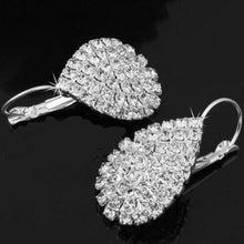Ear Hook Crystal White Tears Rhinestone Earring Jewelry Gifts For Women  EF8