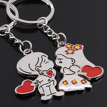 of Keyrings Couple Lover Key Rings Chains Fob Metal Bride Groom Heart Love Keychains Gifts  EF8