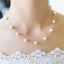 s Charm Jewelry Pendant Chain Simulated Pearl Choker Chunky Statement Bib Necklace  EF8