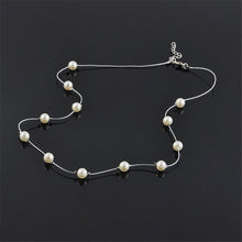 s Charm Jewelry Pendant Chain Simulated Pearl Choker Chunky Statement Bib Necklace  EF8