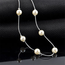 s Charm Jewelry Pendant Chain Simulated Pearl Choker Chunky Statement Bib Necklace  EF8