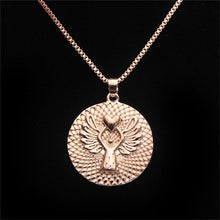 s GUARDIAN ANGEL PROTECT ME Double-faced Guardian Angel Pendant Necklace collar chain Gold Silver Colors EF8