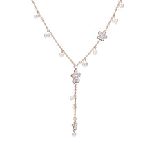 s Women Flower Sweater Chain Necklace Elegant Pearl Necklace Women Jewelry Gifts  EF8