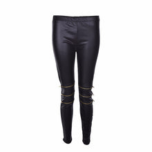 Leggings Slim Women Pencil Leggings Zipper Hollow Out Wonderful Casual Straight Type Leggings EF8