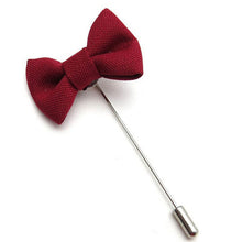 Bowknot Men's Brooches Fabric Bow Lapel Pin for Suits 6 Colors Mens Brooch Pin Jewelry EF8