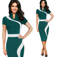Fashion Vintage Business Office Casual Party Pencil Sheath Dress Women Festa Dresses Robe Femme EF8