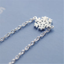 Charm Women Girl Snowflake Shape Wrap Chain Bracelet Silver plated Love Dainty Bridesmaid jewelry Gift EF8
